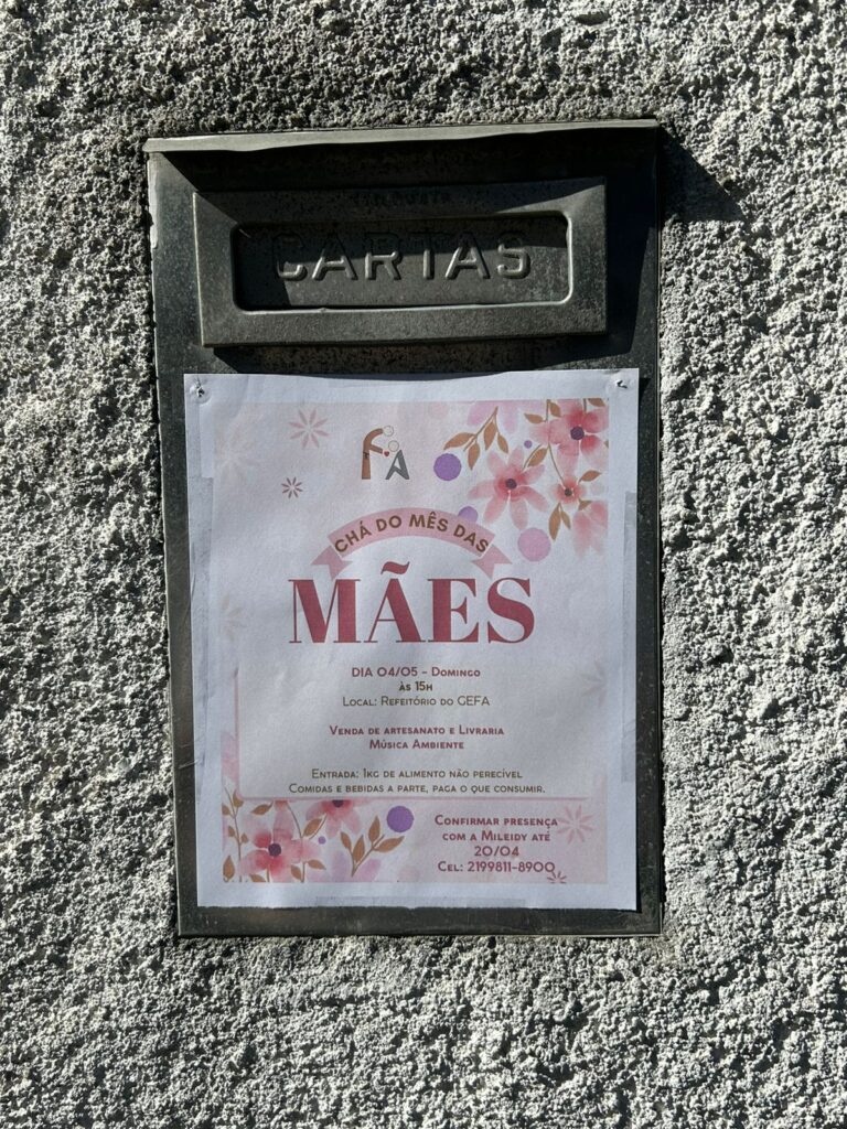 Chá em homenagem às Mães